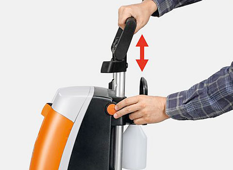 Mango telescópico de aluminio